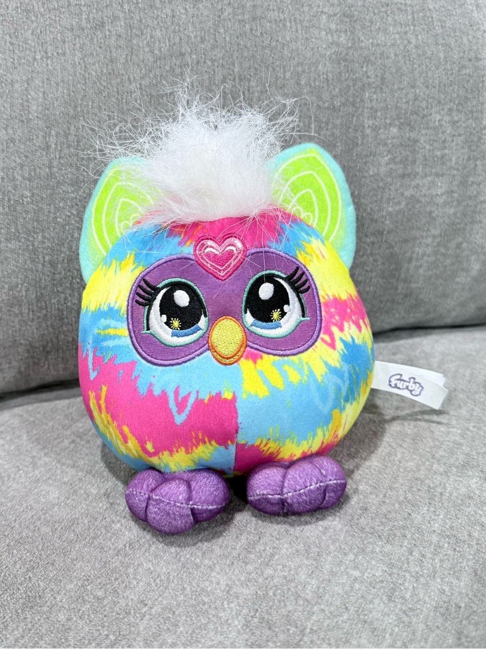 Furby Tie Dye Plush Toy Toy Factory 2026 Stuffed Animal